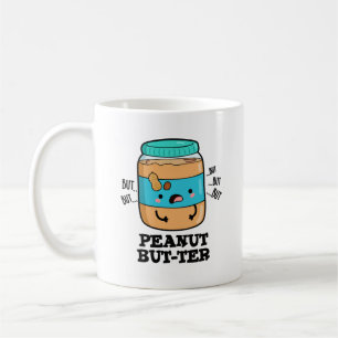 Peanut but-ter Funny Food Pun Kaffemugg