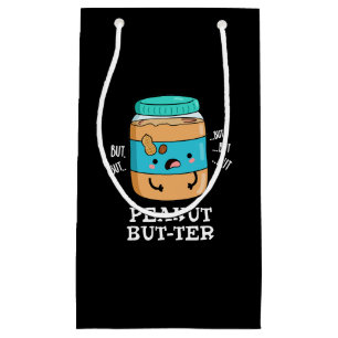 Peanut but-ter Funny Food Pun Mörk BG