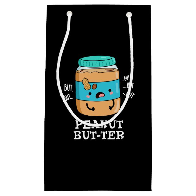 Peanut but-ter Funny Food Pun Mörk BG (Framsidan)