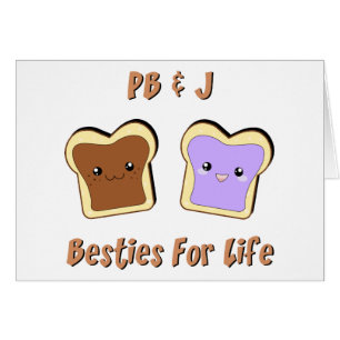 Peanut Butter and Jelly Hälsningskort