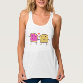Peanut Butter and Jelly Linne Med Racerback