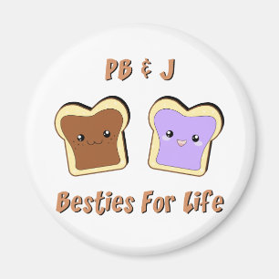 Peanut Butter and Jelly Magnet