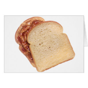Peanut Butter and Jelly Sandwich Hälsningskort