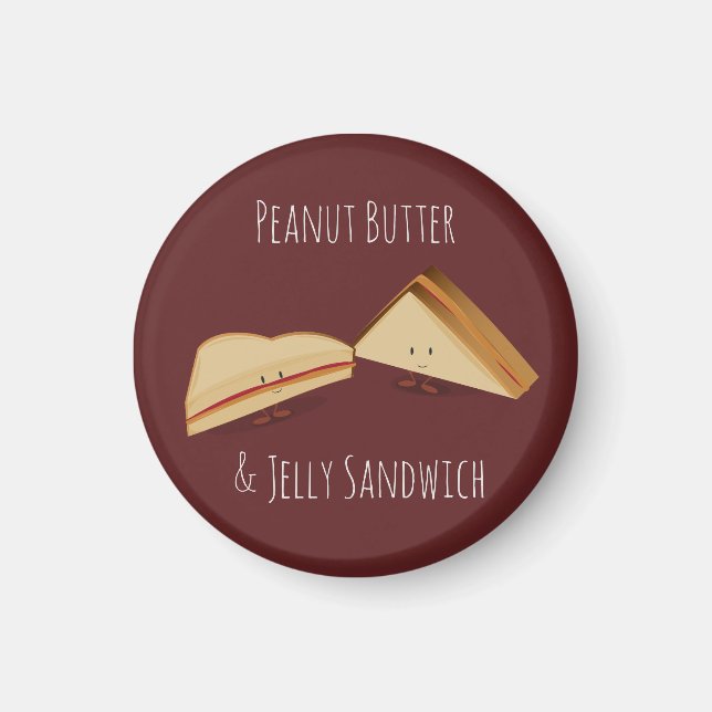 Peanut Butter and Jelly Sandwich | Magnet (Framsidan)