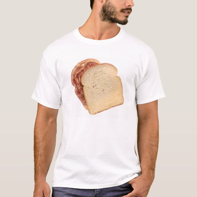 Peanut Butter and Jelly Sandwich T Shirt (Framsida)