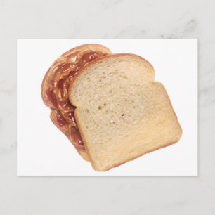 Peanut Butter and Jelly Sandwich Vykort