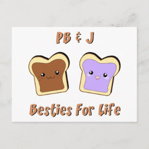 Peanut Butter and Jelly Vykort