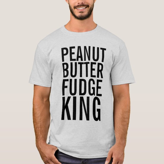 PEANUT BUTTER FUDGE KUNG T-SHIRTS MANAR (Framsida)