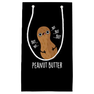 Peanut Butter Funny Nöt Pun Mörk BG