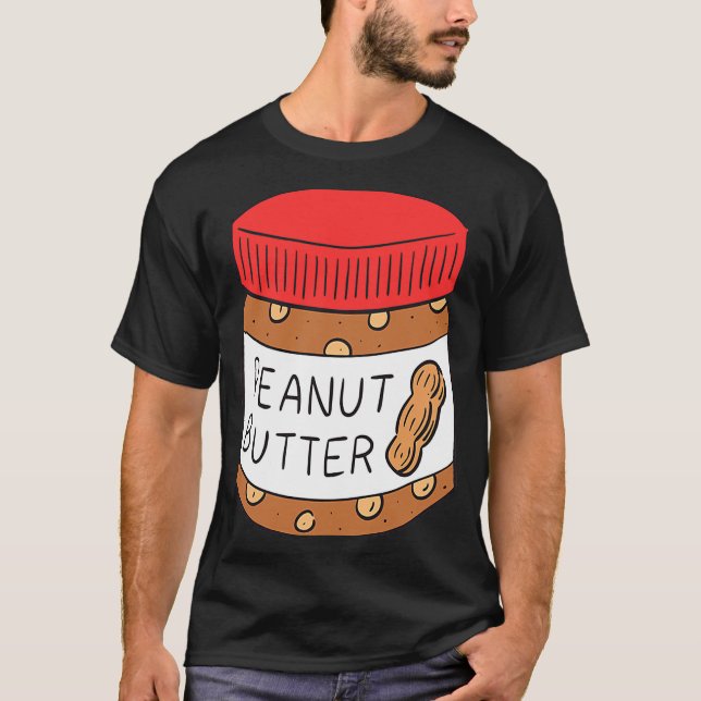 Peanut Butter Group Halloween Costume T Shirt (Framsida)