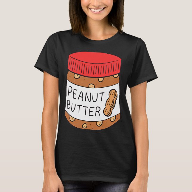 Peanut Butter Group Halloween Costume T Shirt (Framsida)
