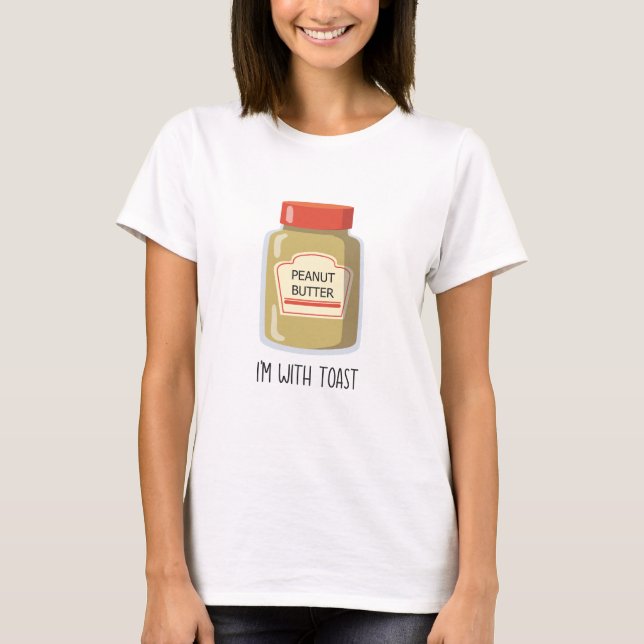 Peanut butter Halloween costume-matchande par T Shirt (Framsida)