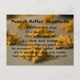 Peanut Butter Haystacks Vykort