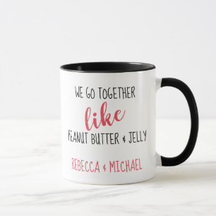 Peanut Butter & Jelly 11 oz Combo Mugg