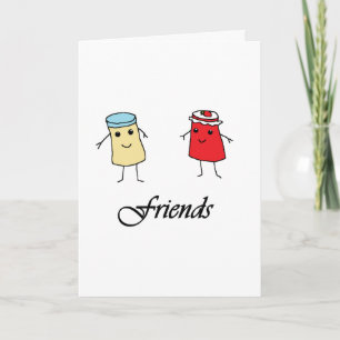 Peanut butter & Jelly Friends Helgkort