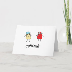 Peanut butter & Jelly Friends Helgkort