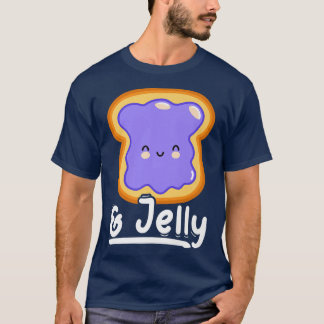 Peanut Butter & Jelly Kawaii PB&J Matching Blueber T Shirt