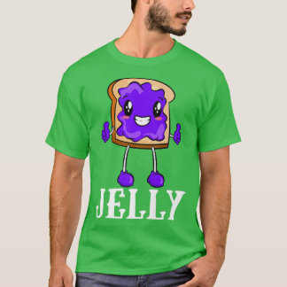 Peanut Butter & Jelly Kawaii PB&J Matching Blueber T Shirt