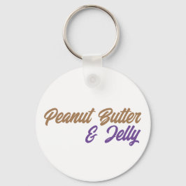 Peanut Butter & Jelly Keychain Nyckelring