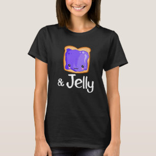 Peanut Butter & Jelly Matching Couple Outfit T Shirt