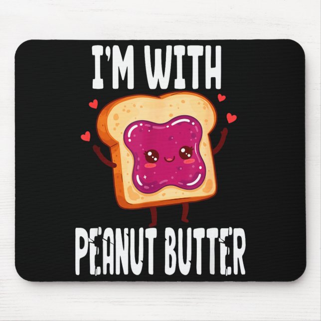 Peanut Butter Jelly Matching Couples Halloween Fun Musmatta (Framsidan)