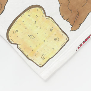 Peanut Butter Jelly Sandwich Bread Lunchtime Food Fleecefilt