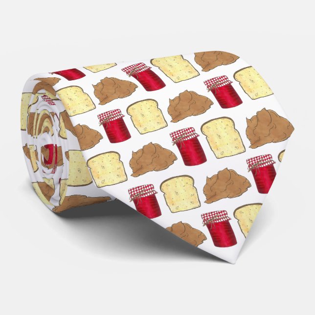 Peanut Butter Jelly Sandwich Bread Lunchtime Food Slips (Rullad)