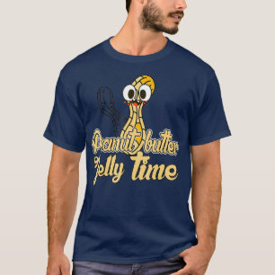 Peanut Butter Jelly Time Funny Peanut Tee