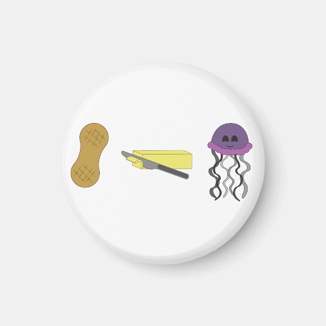 Peanut Butter Jellyfish Magnet (Framsidan)