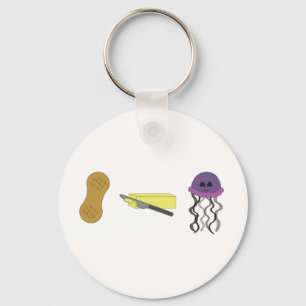 Peanut Butter Jellyfish Nyckelring