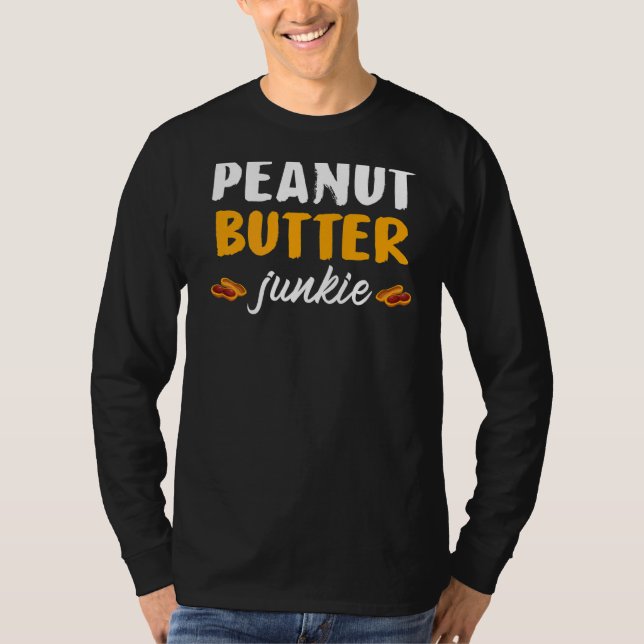 Peanut Butter Junkie Jelly Food Graphic T Shirt (Framsida)