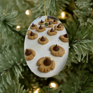 Peanut Butter Kiss Cookies Julgransprydnad Keramik