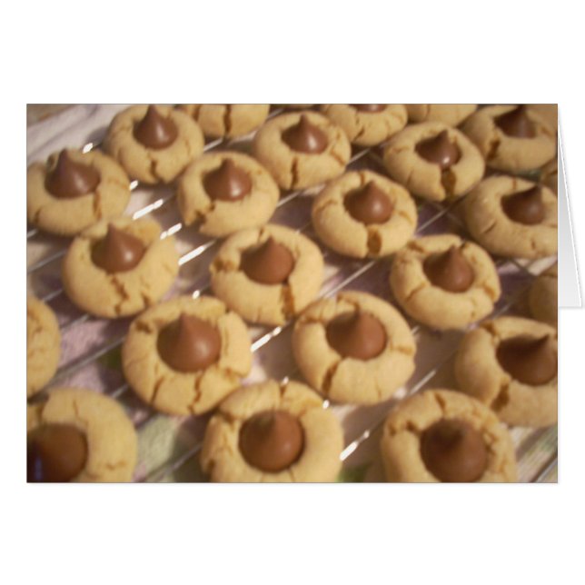 Peanut Butter Kisses Hälsningskort (Framsidan Horizontal)