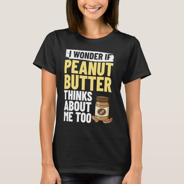 Peanut Butter Nut Peanut Recipes Biscuit T Shirt (Framsida)