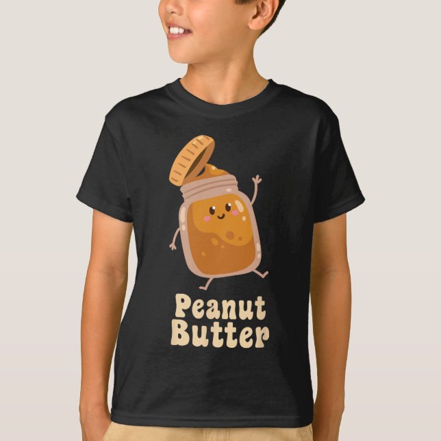 Peanut Butter och Jelly Matching Couple Halloween T Shirt (Framsida)
