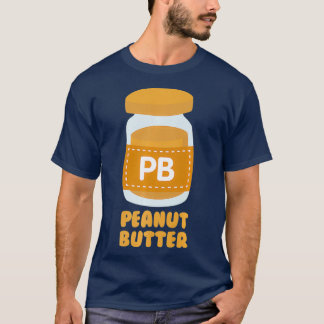 Peanut Butter PB J Jelly Twins Couples Best T Shirt