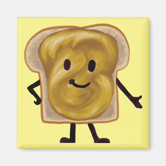 Peanut Butter Sandwich Buddy Magnet (Framsidan)