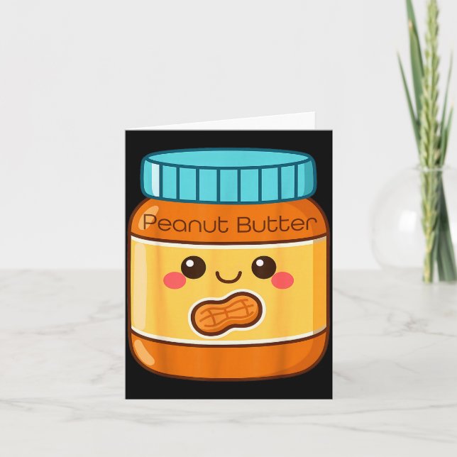 Peanut Butter Shirt Adult Men Women Kids Jelly Cos Kort (Framsida)