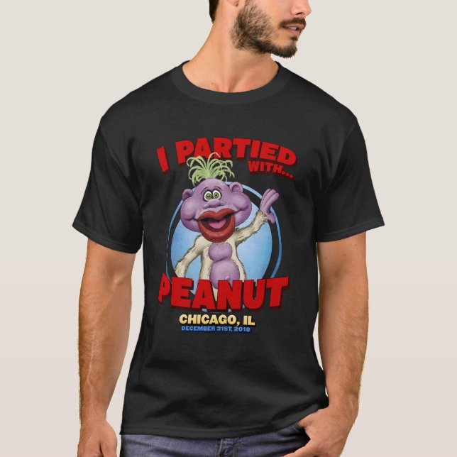 Peanut Chicago Il Långärmad Shirt T Shirt (Framsida)