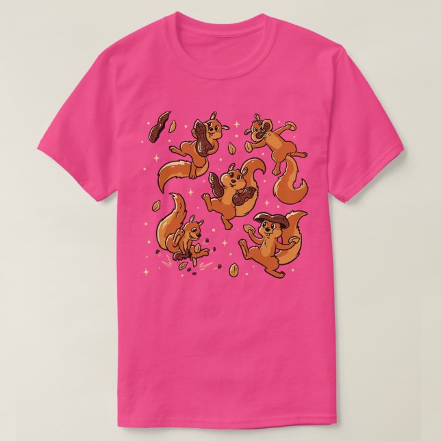 Peanut Cute Squirrels av Tobe Fonseca T Shirt (Design framsida)