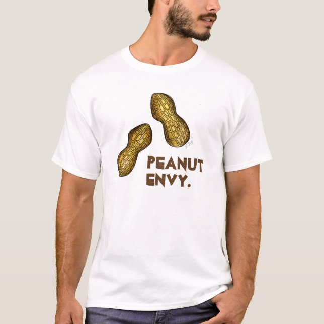 Peanut Envy Nutty Peanuts Nöt Funny Foodie T Shirt (Framsida)