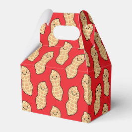 Peanut Födelsedagsfest Kids Cute Nöt Tecknad Presentaskar