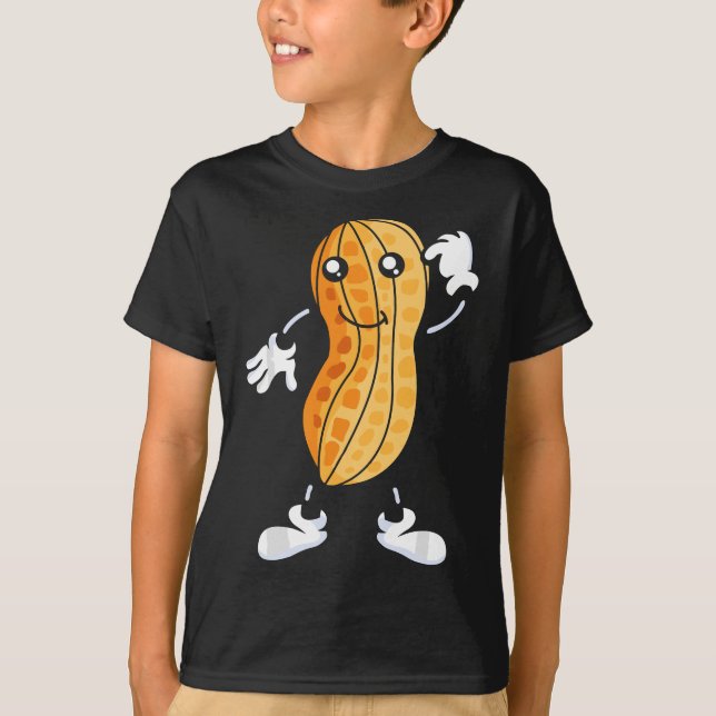 Peanut Graphic-gåva, Nöt, jordnöt T Shirt (Framsida)