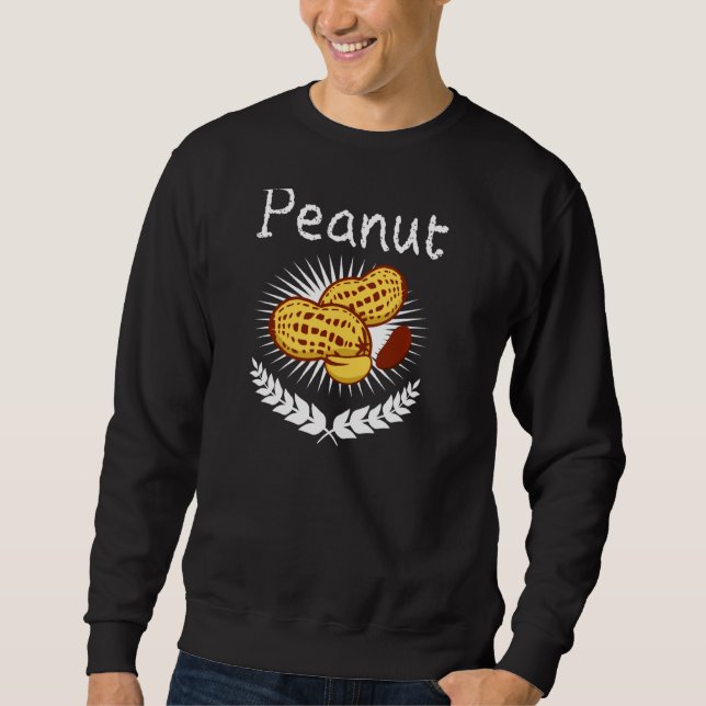 Peanut Graphic Nöt Peanut Pullover 1 Lång Ärmad Tröja (Framsida)