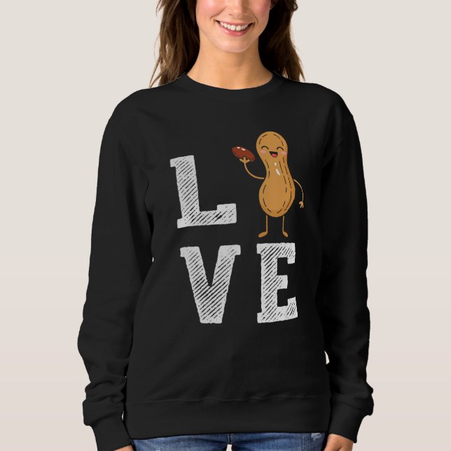 Peanut Kärlek Peanut Älskare Funny Peanut Cute Pea T Shirt (Framsida)