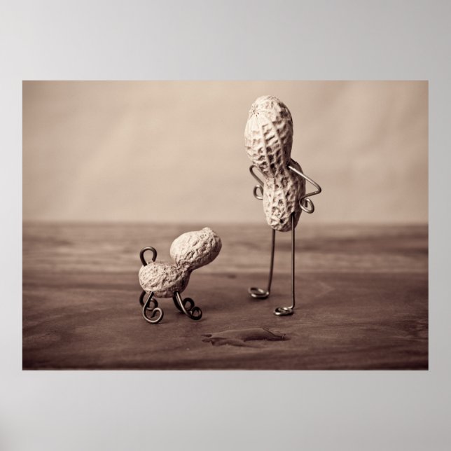 Peanut Man och Hund Poster (Framsidan)