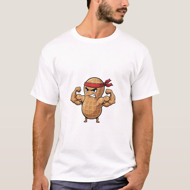 Peanut Power T Shirt (Framsida)