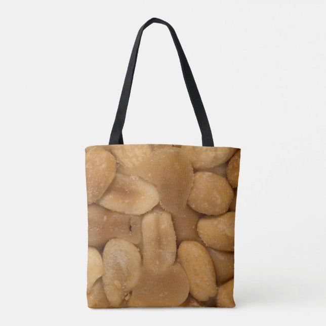 Peanut Purse Mode Tote Bag eller Shopping Tygkasse (Baksida)
