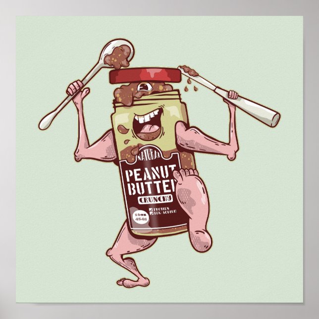 Peanut Putter Monster Poster (Framsidan)