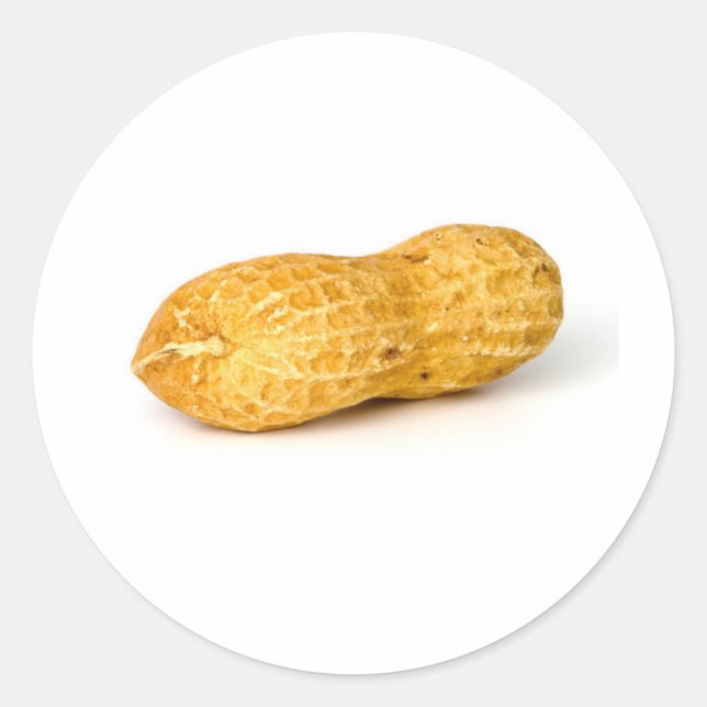 Peanut Runt Klistermärke (Framsida)